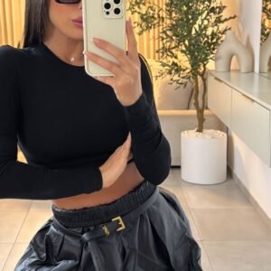 חצאית דמוי עור