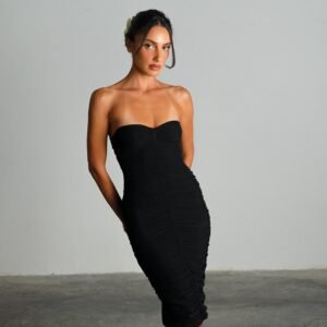 שמלת אנדרסון כיווצי סטרפלס