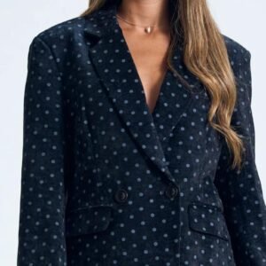 ג׳קט מיי קורדרוי נקודות שחור